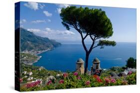 Ravello Villa Rufolo Amalfi Coast-Charles Bowman-Stretched Canvas