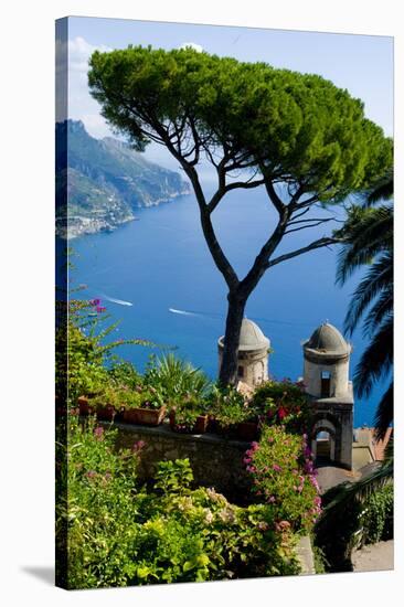 Ravello Villa Rufolo Amalfi Coast-Charles Bowman-Stretched Canvas