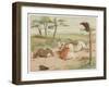 Raven Cried "Croak" and They All Tumbled Down Bumpety Bumpety Bump-Randolph Caldecott-Framed Art Print