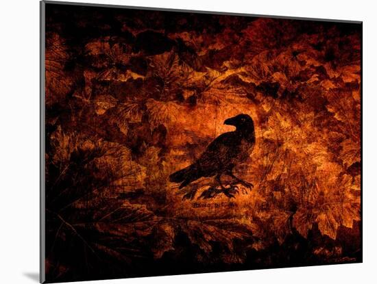Raven in the Acanthus-Katherine Sanderson-Mounted Photographic Print