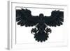 Raven-Reflux-Framed Art Print