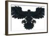 Raven-Reflux-Framed Art Print