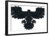 Raven-Reflux-Framed Art Print