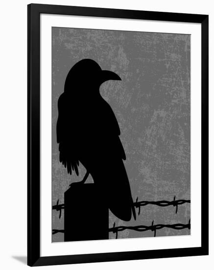 Raven-Joanne Paynter Design-Framed Giclee Print