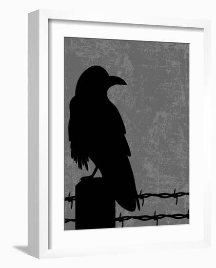 Raven-Joanne Paynter Design-Framed Giclee Print