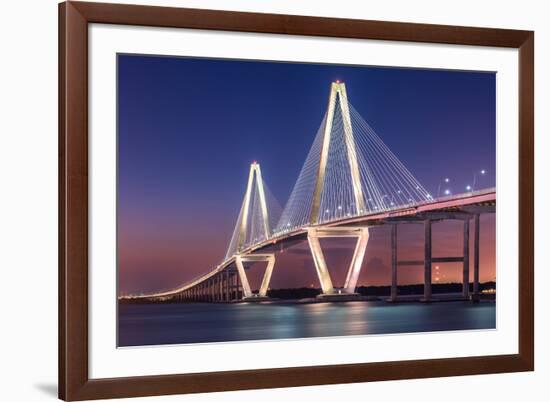 Ravenel Bridge-Steven Maxx-Framed Photographic Print