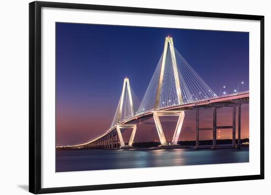 Ravenel Bridge-Steven Maxx-Framed Photographic Print