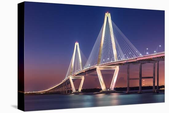 Ravenel Bridge-Steven Maxx-Stretched Canvas