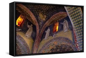 Ravenna Italy Mausoleo Di Galla Placidia-Charles Bowman-Framed Stretched Canvas