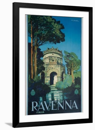 Ravenna Poster-Attilio Ravaglia-Framed Giclee Print