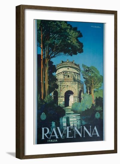 Ravenna Poster-Attilio Ravaglia-Framed Giclee Print