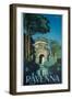 Ravenna Poster-Attilio Ravaglia-Framed Giclee Print