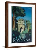 Ravenna Poster-Attilio Ravaglia-Framed Giclee Print