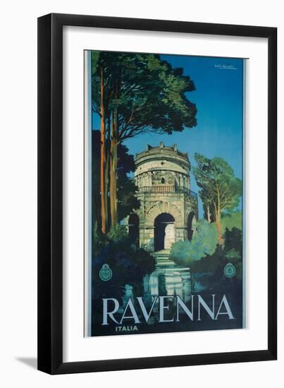 Ravenna Poster-Attilio Ravaglia-Framed Giclee Print