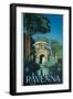 Ravenna Poster-Attilio Ravaglia-Framed Giclee Print