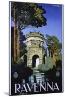 Ravenna Travel Poster-Attilio Rauaglia-Mounted Giclee Print