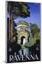 Ravenna Travel Poster-Attilio Rauaglia-Mounted Premium Giclee Print