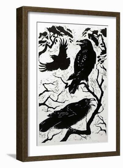 Ravens, 1998-Nat Morley-Framed Giclee Print