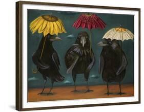 Ravens Rain-Leah Saulnier-Framed Premium Giclee Print