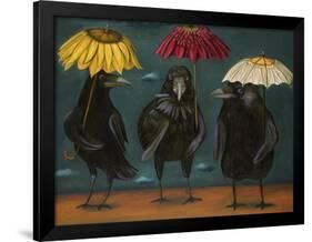 Ravens Rain-Leah Saulnier-Framed Giclee Print