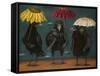 Ravens Rain-Leah Saulnier-Framed Stretched Canvas