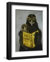 Ravens Read-Leah Saulnier-Framed Premium Giclee Print