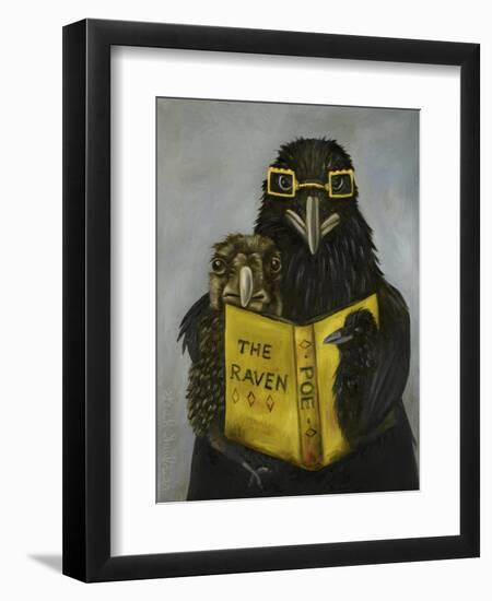 Ravens Read-Leah Saulnier-Framed Premium Giclee Print