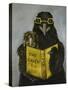 Ravens Read-Leah Saulnier-Stretched Canvas