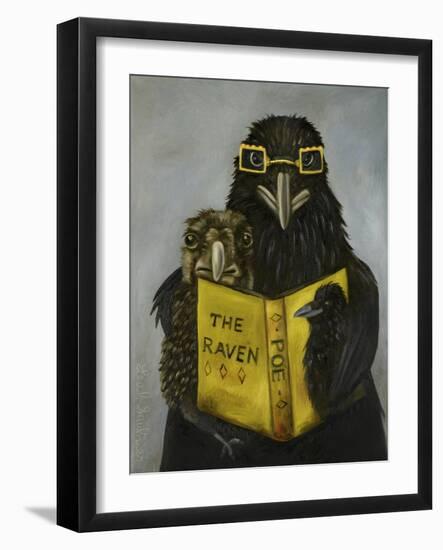 Ravens Read-Leah Saulnier-Framed Giclee Print