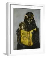 Ravens Read-Leah Saulnier-Framed Giclee Print