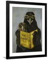 Ravens Read-Leah Saulnier-Framed Giclee Print
