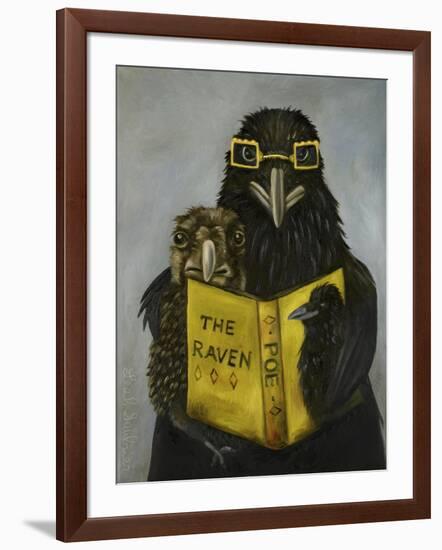 Ravens Read-Leah Saulnier-Framed Giclee Print