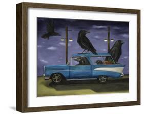 Ravens Ride-Leah Saulnier-Framed Giclee Print