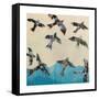 Ravens Rising-Kellie Day-Framed Stretched Canvas