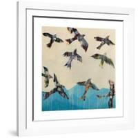 Ravens Rising-Kellie Day-Framed Art Print