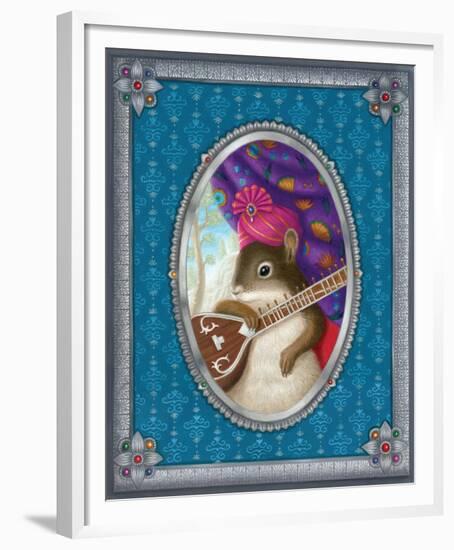 Ravi The Squirrel-Gina Matarazzo-Framed Art Print