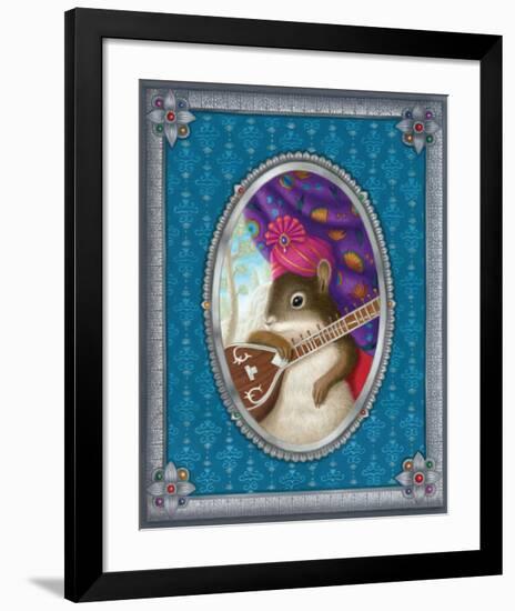 Ravi The Squirrel-Gina Matarazzo-Framed Art Print