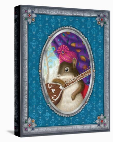 Ravi The Squirrel-Gina Matarazzo-Stretched Canvas