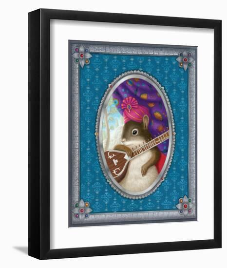 Ravi The Squirrel-Gina Matarazzo-Framed Art Print