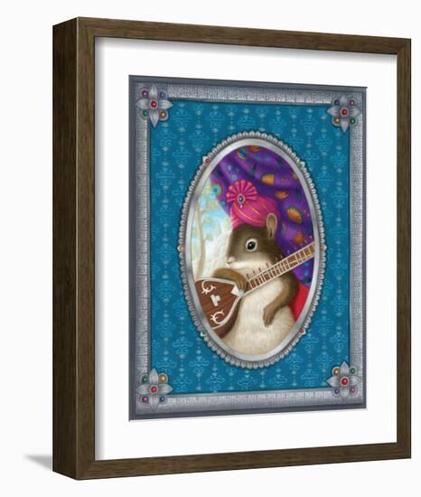 Ravi The Squirrel-Gina Matarazzo-Framed Art Print