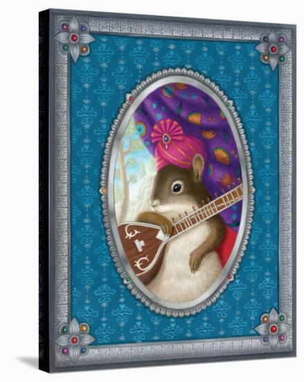 Ravi The Squirrel-Gina Matarazzo-Stretched Canvas