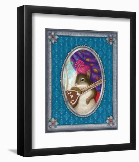 Ravi The Squirrel-Gina Matarazzo-Framed Art Print