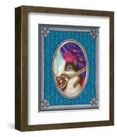 Ravi The Squirrel-Gina Matarazzo-Framed Art Print