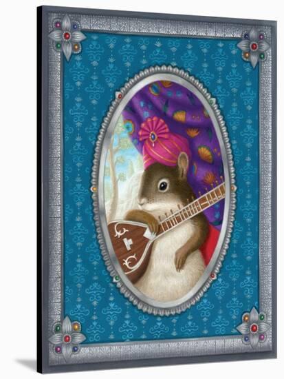 Ravi The Squirrel-Gina Matarazzo-Stretched Canvas