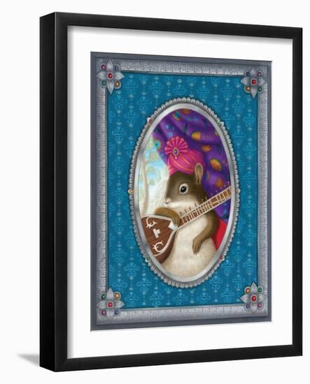 Ravi The Squirrel-Gina Matarazzo-Framed Art Print