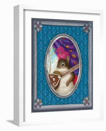 Ravi The Squirrel-Gina Matarazzo-Framed Art Print