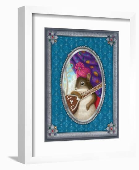 Ravi The Squirrel-Gina Matarazzo-Framed Art Print