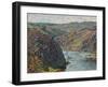 Ravines of the Creuse at the End of the Day, 1889-Claude Monet-Framed Giclee Print