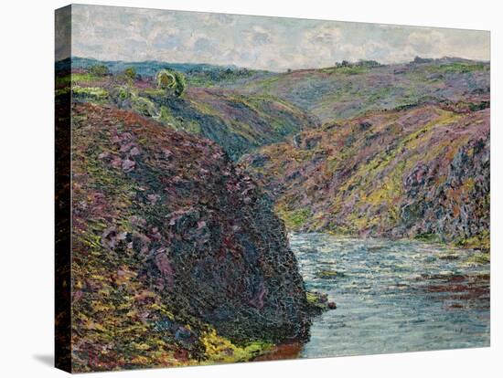 Ravines of the Creuse at the End of the Day, 1889-Claude Monet-Stretched Canvas