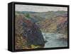 Ravines of the Creuse at the End of the Day, 1889-Claude Monet-Framed Stretched Canvas